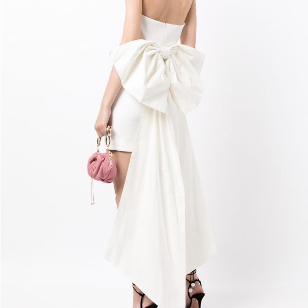 Rebecca Vallance Daphne bow-detail mini dress